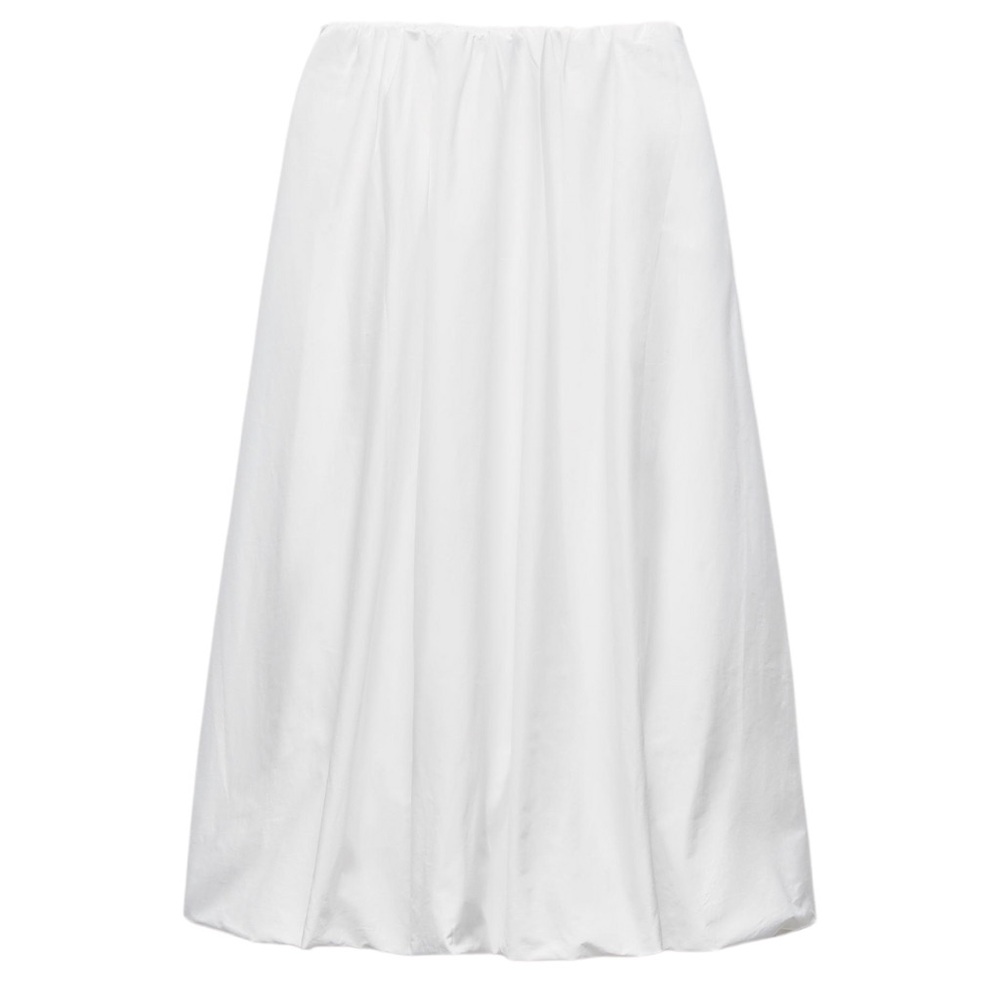 Zara Voluminous Balloon Bubble Midi Skirt